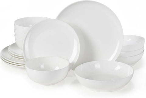 Celestia Quiet Luxury Bone China 16 Piece Dinnerware Set, Service for 4