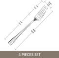 Linea Set Of 4 Dinner Forks - KS6611-Fork4P
