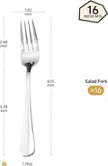 Droplet Set Of 16 Dinner Forks - HK4412-Fork16P