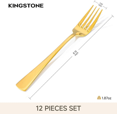 Linea Set Of 12 Dinner Forks - KS6611-Fork-BL12P