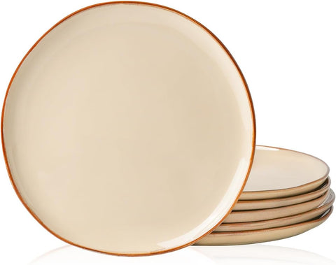 Atelier Handcrafted Rustic Set Of 4 Plates