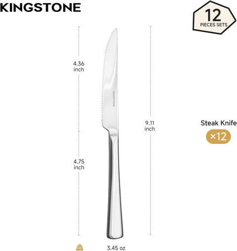 Stainless Steel Classic Set Of 12 Steak Knife Set