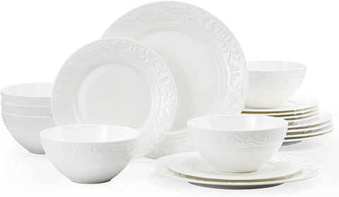 Revival Celestia Bone China 18 Piece Dinnerware Set, Service for 6