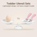 2 Piece Toddler Utensils with Case - WK55301-pink
