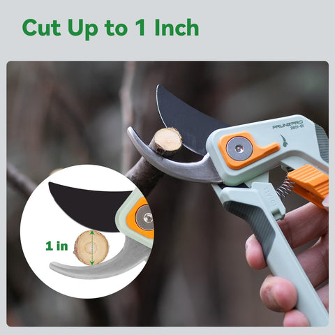 PrunePro 2 Pack 8" Professional Gardening Pruning Shears