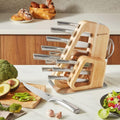 Modern Style Kitchen Knife Set - 2188-white 14pcs
