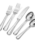 Silverware Set for 4, 20 Piece Stainless Steel Flatware Cutlery Utensil Set | KINGSTONE Heavy Duty Utensils, Modern Design, Mirror Polished Knives Fork and Spoon,Dishwasher Safe for Wedding Housewarming