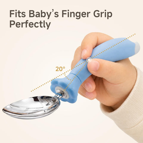 2 Pcs Toddler Utensils with Case