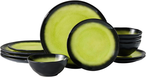 Atelier Gradient Rustic 12 Piece Dinnerware Set, Service for 4