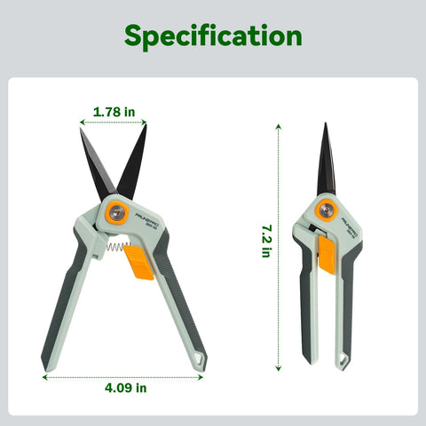 PrunePro Stainless Steel Garden Pruning Shears