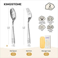 Large 2 Piece Kids Utensils - WK55204-L-2P