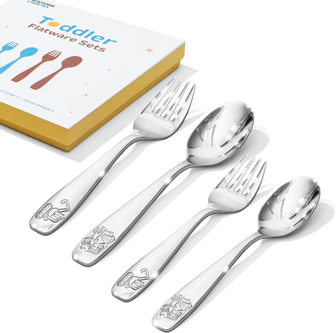 4 Pcs Toddler Utensils Gift Set