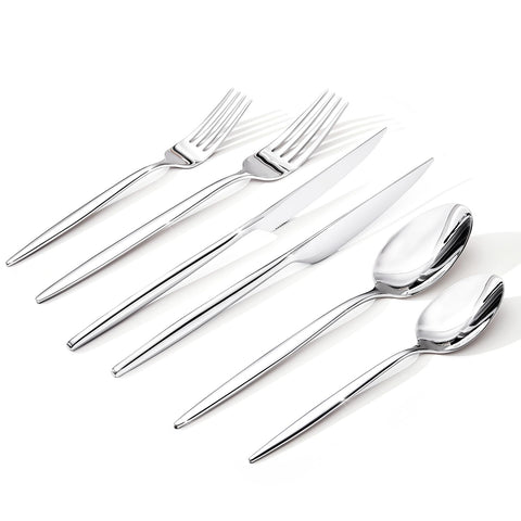 18/10 Silverware Set for 4, 20 Piece Stainless Steel Flatware Cutlery Set