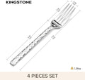 Traccia Set Of 4 Salad Forks - KS6614-Salad Fork4P