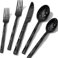 Facet 60 Piece Flatware Set, Service for 12 - WK8812-BL-60P