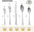 Linea 30 Piece Flatware Set, Service for 6 - WK6611-MT-30P