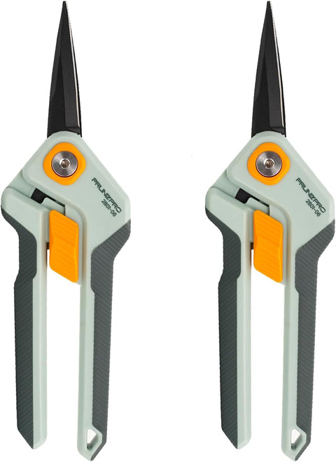 PrunePro 2 Pack Stainless Steel Garden Pruning Shears