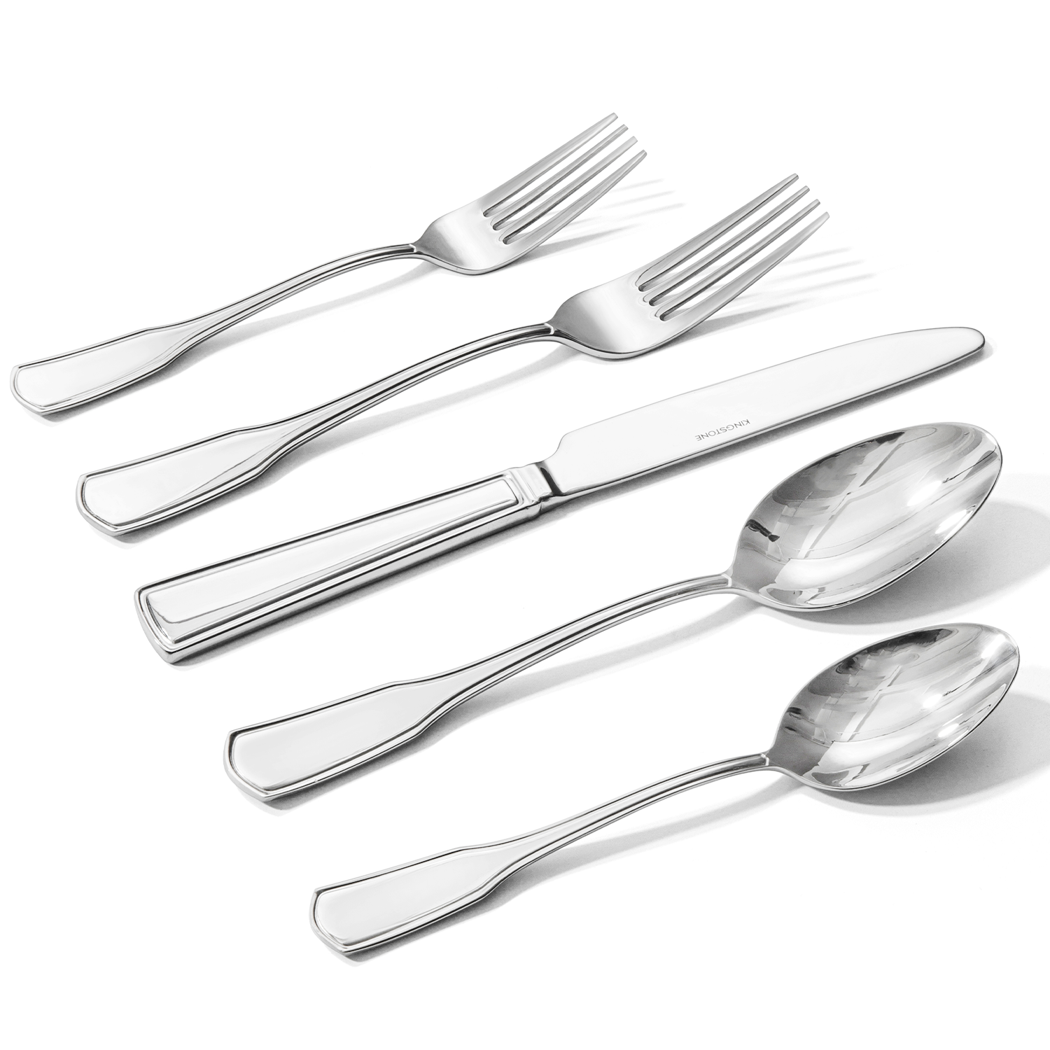 KINGSTONE Silverware Set, 18/10 Stainless Steel Flatware Set, Tablewar