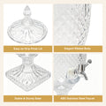 Barocco 1.3 Gallon Vintage Pressed Glass Beverage Dispenser - WM-KS014-1P