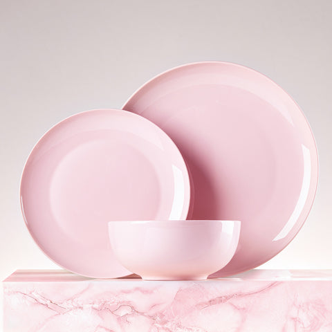 Celestia Quiet Luxury Bone China 24 Piece Dinnerware Set, Service for 8