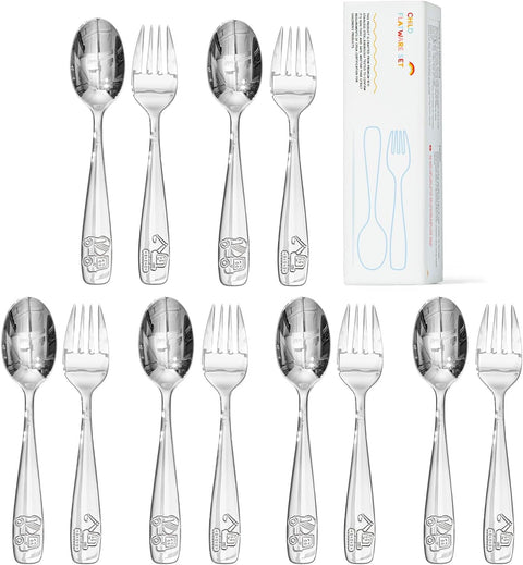 12 Pcs Kids Utensils with Case (Large)