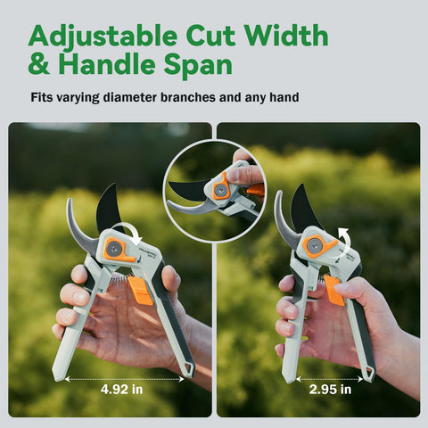 PrunePro 2 Pack 8" Professional Gardening Pruning Shears