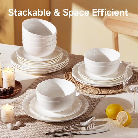 Celestia Lightweight  Bone China Set Of 4 Bowls