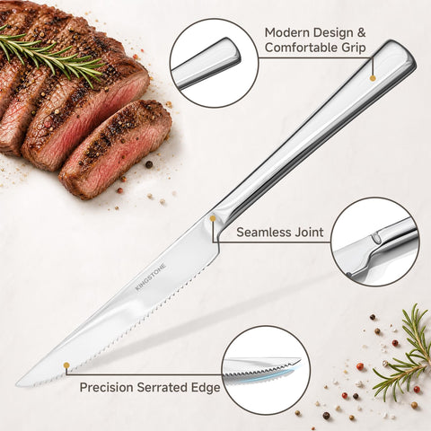 Stainless Steel Classic Set Of 4 Steak Knife Set