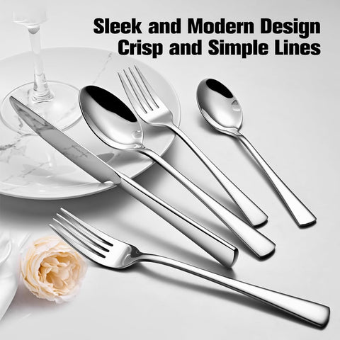 18/10 Stainless Steel Classic 30 Piece Flatware Set, Service for 6
