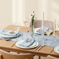 14 x 108“ Rustic Frayed Edge Table Runner - KS77001-G03