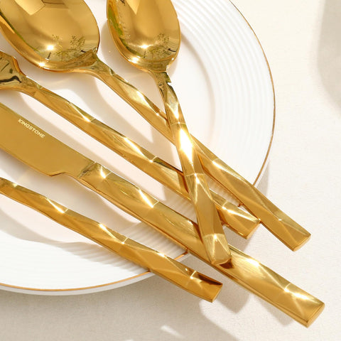 Facet 20 Piece Flatware Set, Service for 4