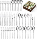 Traccia 45 Piece Flatware Set, Service for 8 - KS6614-SL45
