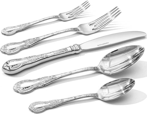 Revival 60 Piece Flatware Set, Service for 12
