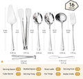 Droplet 16 Piece Serving Utensils Set - HK4412-Serving16P