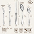 Classic Droplet Flatware Sets - KS6615-20