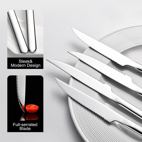 Stainless Steel Set Of 4 Steak Knife Set