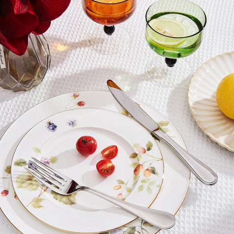 Classic Revival Droplet 18/10 Stainless Steel Flatware Set