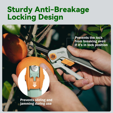 PrunePro 2 Pack Stainless Steel Garden Pruning Shears