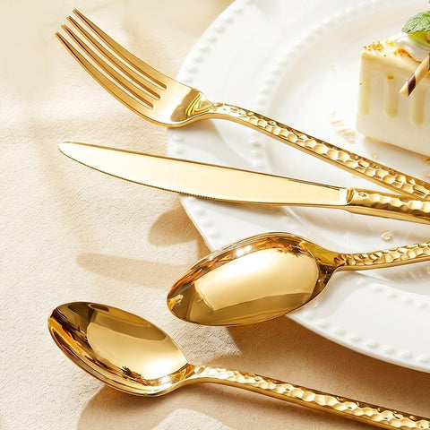 Traccia 20 Piece Flatware Set, Service for 4 - KS6614-BL20