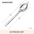 Traccia Set Of 24 Dinner Spoons - KS6614-Spoon24P