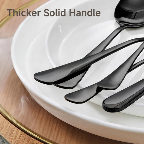 Classic Round 18/10 Stainless Steel 30 Piece Flatware Set, Service for 6