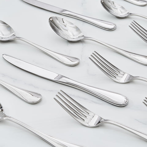 Classic Revival Droplet 18/10 Stainless Steel Flatware Set