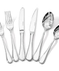 18/10 Stainless Steel Silverware Set for 4, 20 Piece Teardrop Flatware Set