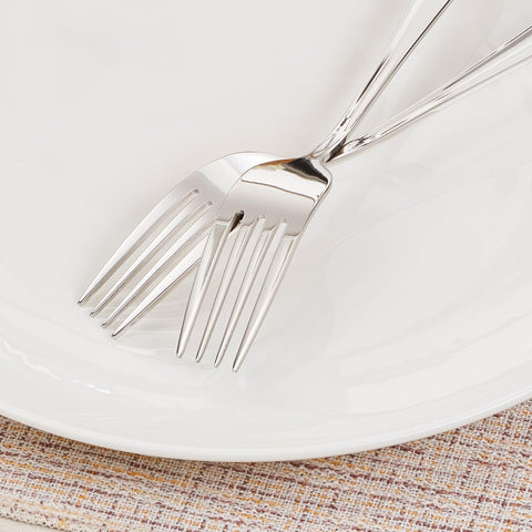 18/10 Stainless Steel Droplet Classic Set Of 12 Dinner Forks