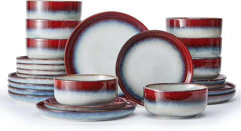 Atelier Palette Rustic 24 Piece Dinnerware Set, Service for 8