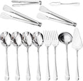 Droplet 12 Piece Serving Utensils Set - HK4412-Serving12P