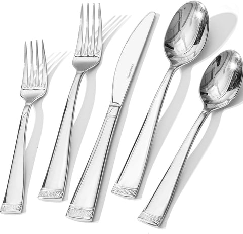 Bead Edge 20 Piece Flatware Set, Service for 4