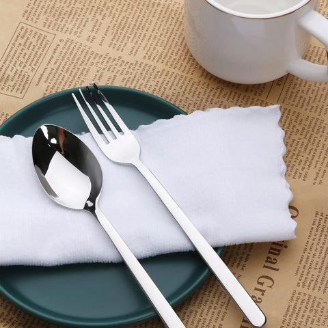 18/10 Stainless Steel Set Of 16 Dinner Spoons