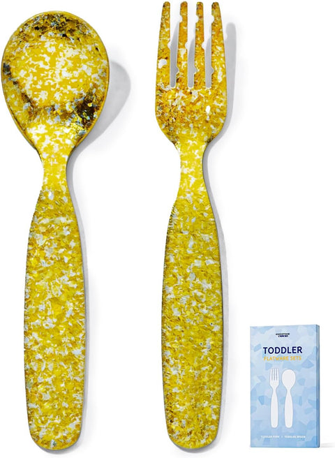 Pure Titanium 2 Pcs Toddler Utensils