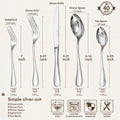 Classic Droplet Flatware Sets - KS6615-40